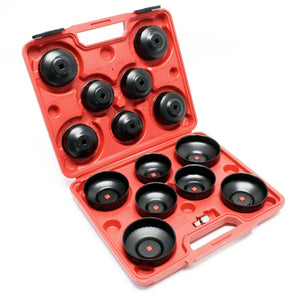 Tappo filtro olio 14 pezzi chiavi filtro olio kit attrezzi cambio olio 16_0002264