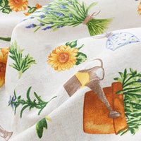 Telo Arredo Copridivano Cotone Copri Tutto 260X280 Cm Letto Gran Foulard Multiuso Country Lavanda