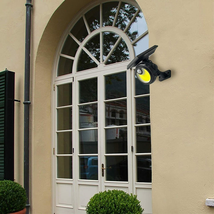 PICCHETTO GIARDINO ENERGIA SOLARE 56 COB LED LUCE FREDDA SENSORE MOVIMENTO B0391