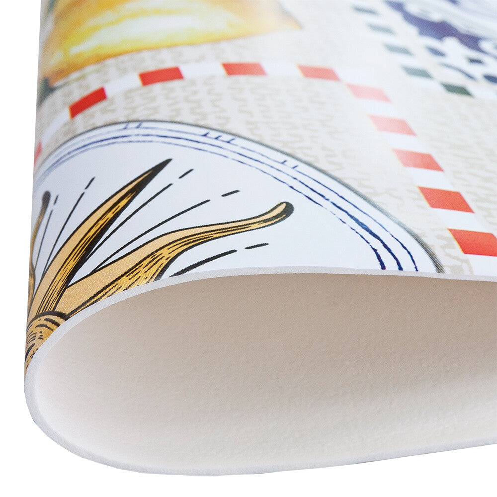 Proteggi Tavolo Morbido Tovaglia 140x80 cm Antiurto Antimacchia Copritavolo Mollettone Fantasia M