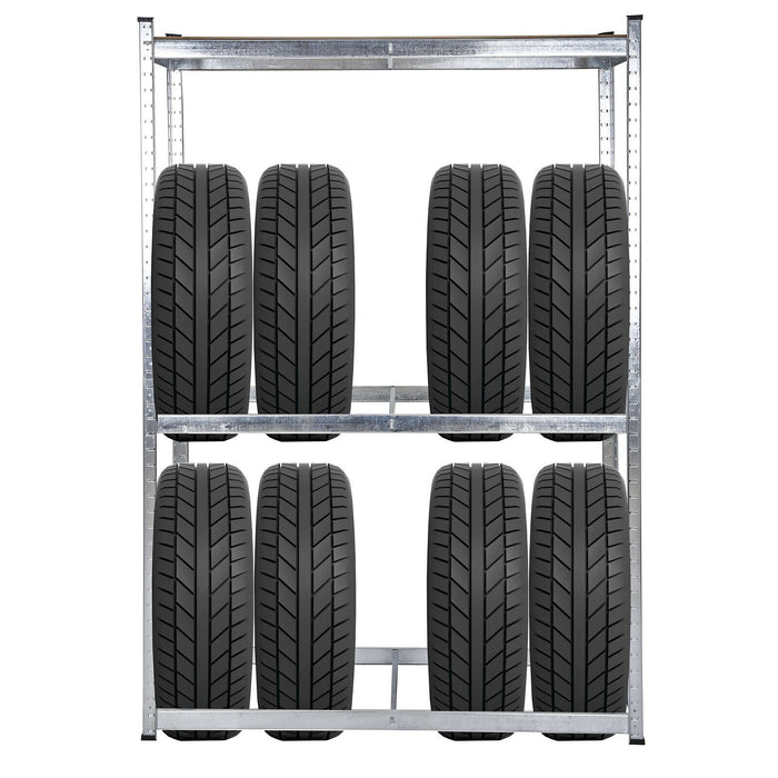Scaffale per pneumatici portagomme 180 cm scaffale da officina pesante 16_0002740