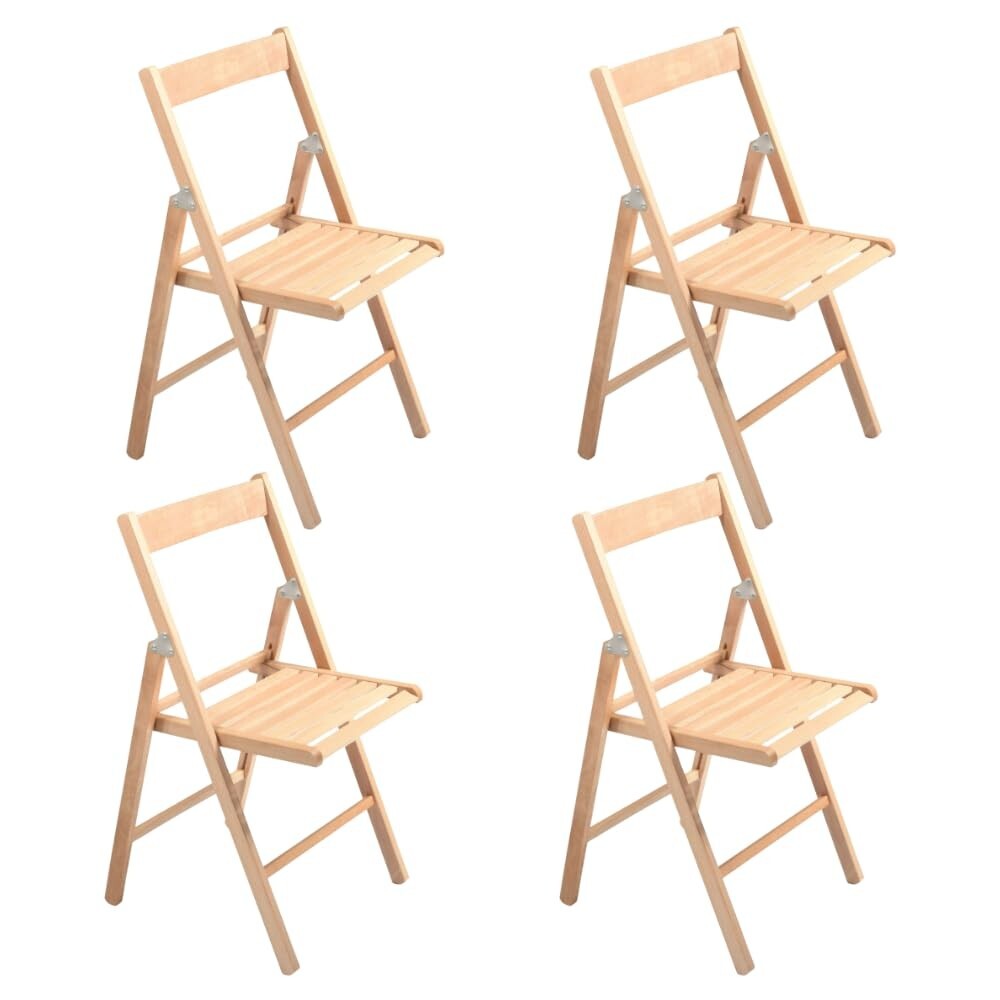 sedia legno pieghevele sette stecche