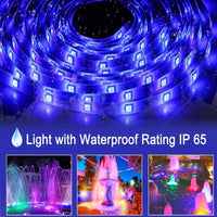 STRISCIA LED ADESIVA 5MT LED SMD 5050 RGB MULTICOLOR SMART APP TELECOMANDO