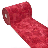 Passatoia Scala Scalinata Ingresso 67x240 Cm Bordata Tappeto Corridoio Gradini Antiscivolo Bordeaux