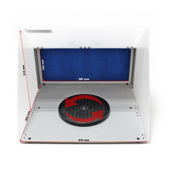 Cabina di aspirazione per aerografo 4m³/min antiappannamento set da 16_0002211