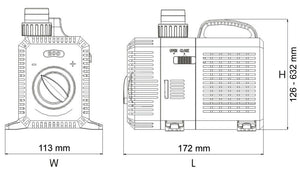 Pompa regolabile fontana piscina laghetto giardino 3000 litri orari 10 watt 16_0002043