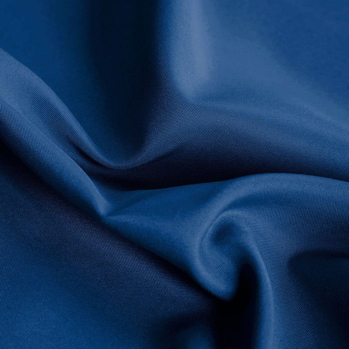 Tenda Porta Finestra 140x280 Cm Raso Sintetico 1 Pannello Coprente Occhielli Acciaio Blu