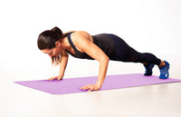 Tappetino Palestra Yoga Esercizi Aerobica Morbido Antiscivolo Viola