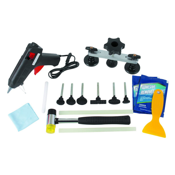 KIT RIPARAZIONE AMMACCATURE CARROZZERIA AUTO VERNICE INDENNE GLUE VISBELLA