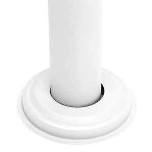 Blocco 5 cassette postali su gambe 5 ingressi in acciaio zincato bianco 16_0000040