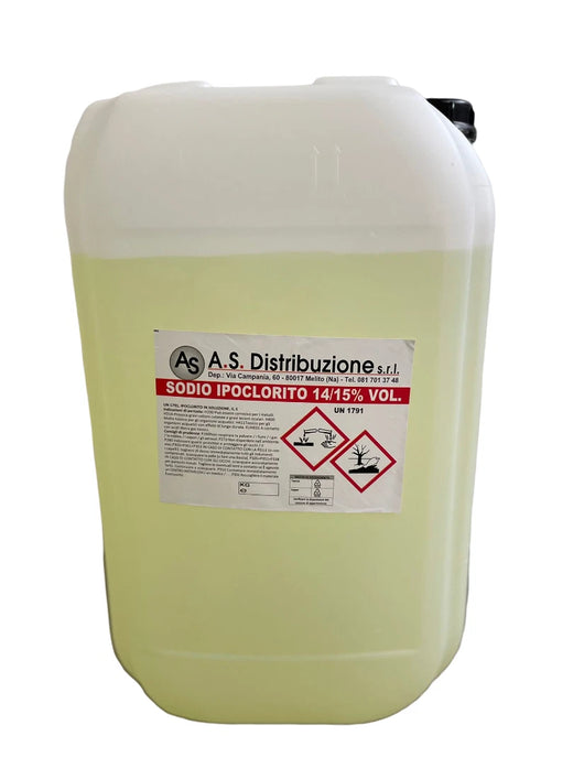 Cloro Liquido 25 Kg Ipoclorito Di Sodio Sanificante Disinfettante Battericida