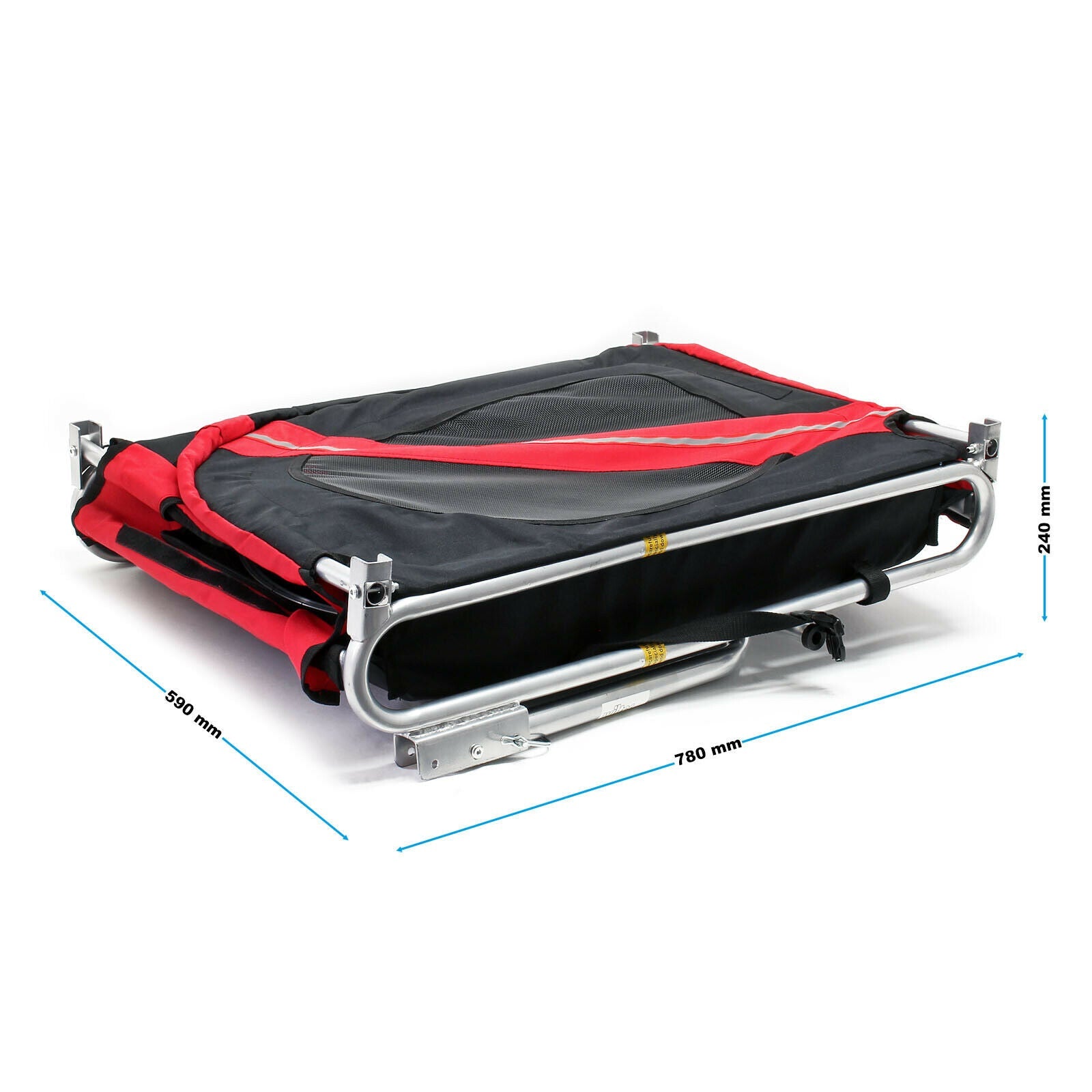 Rimorchio per bicicletta per trasporto cani con gancio per passeggino per cani 16_0002824