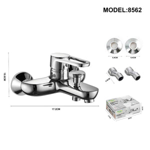 RUBINETTO MISCELATORE VASCA DA BAGNO CROMATO SILVER 8562