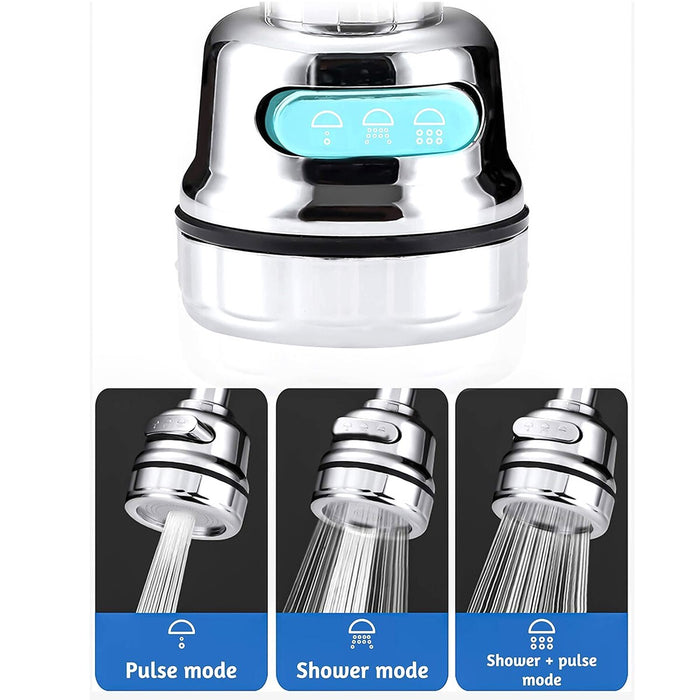 AERATORE RUBINETTO LAVANDINO PROLUNGA CANNUCCIA FLESSIBILE DOCCINO BAGNO CUCINA