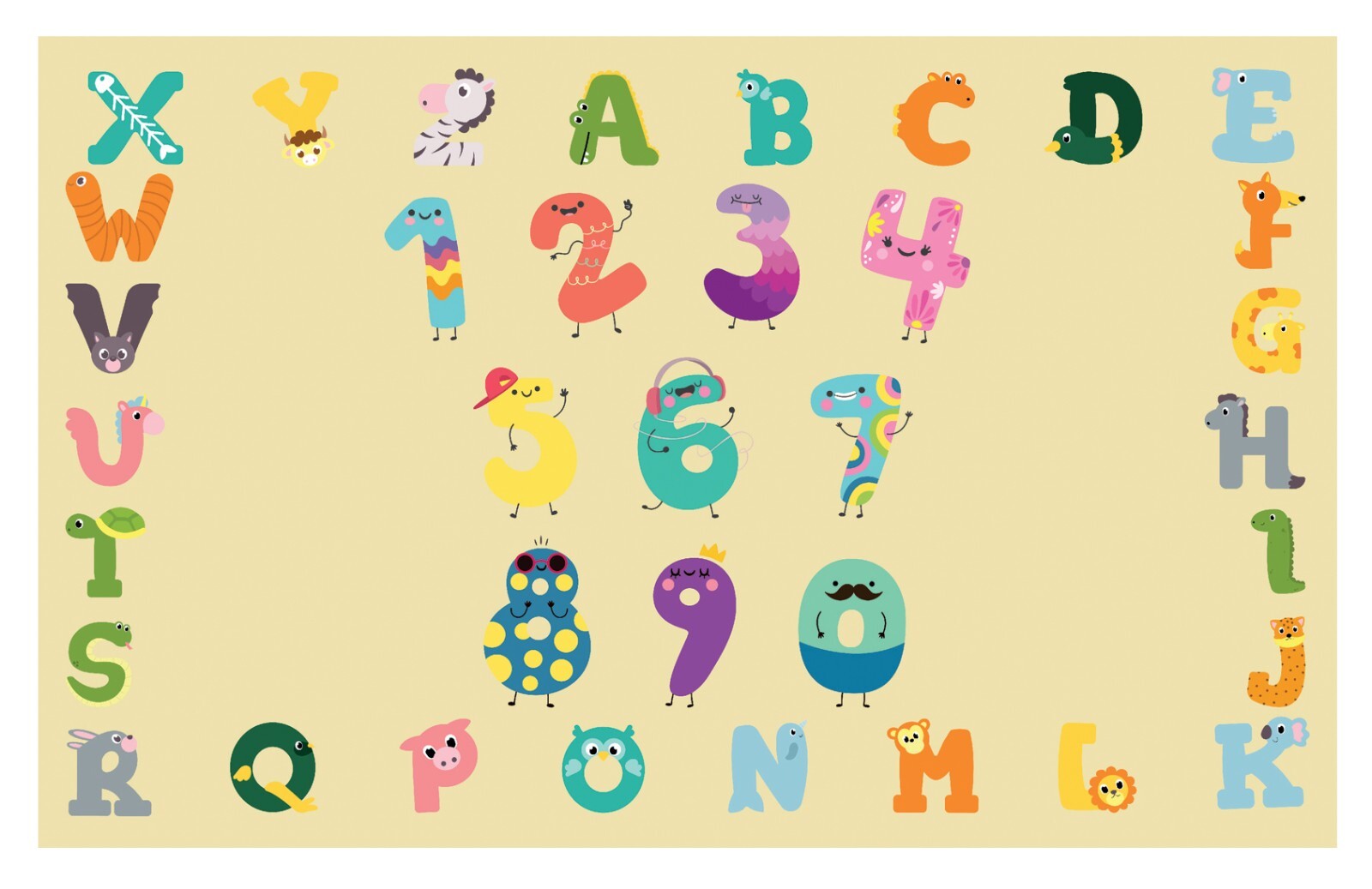 Tappeto Cameretta 75x120 Cm Camera Letto Bambini Moderno Antimacchia Morbido Gioco Bimbi Dis B