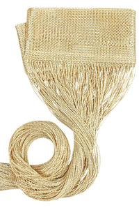 Tenda a Fili Elegante Per Porte Finestre Pannello 100x200 Cm Divisorio Camere Stanze Ambienti Senape