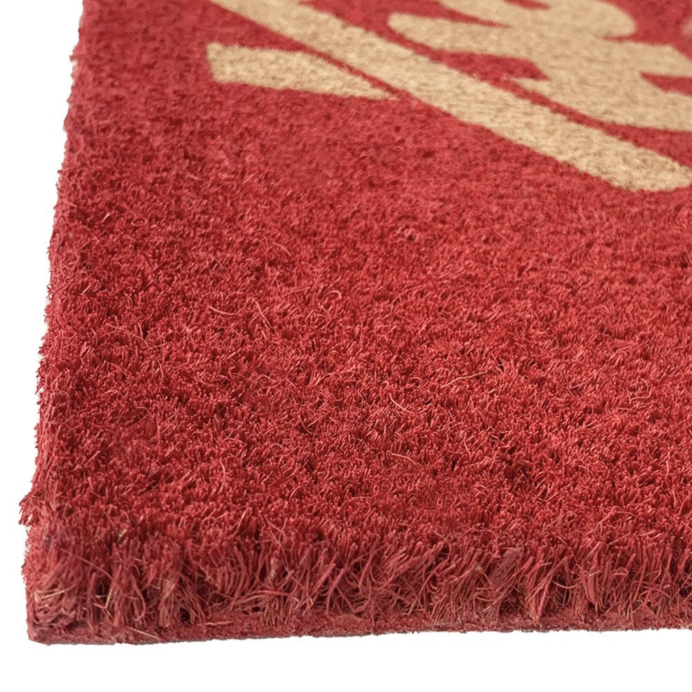 Zerbino Cocco Naturale Antiscivolo 25x75 cm Tappeto Casa Porta Ingresso Entrata Esterno - C