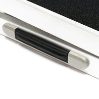 Rampa per cani 122 x 38 cm 110 kg pieghevole in alluminio superficie antiscivolo 16_0000550