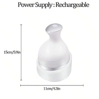 MASSAGGIATORE CUOIO CAPELLUTO RICARICABILE TESTA MASSAGGIO GATTO STRESS MZ5568