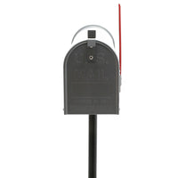 Cassetta postale americana argento Piedino di supporto per posta design americano 16_0000332