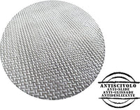 Tappeto Bagno Morbido Assorbente Antiscivolo 3D Intrecciato Lavabile Set 3 Pezzi Verde