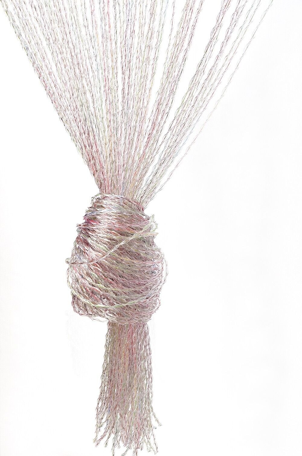 Tenda Antimosche Filo Intrecciato Gomma PVC Moschiera Finestra Porta Ingresso Multicolore - 100x220 Cm 