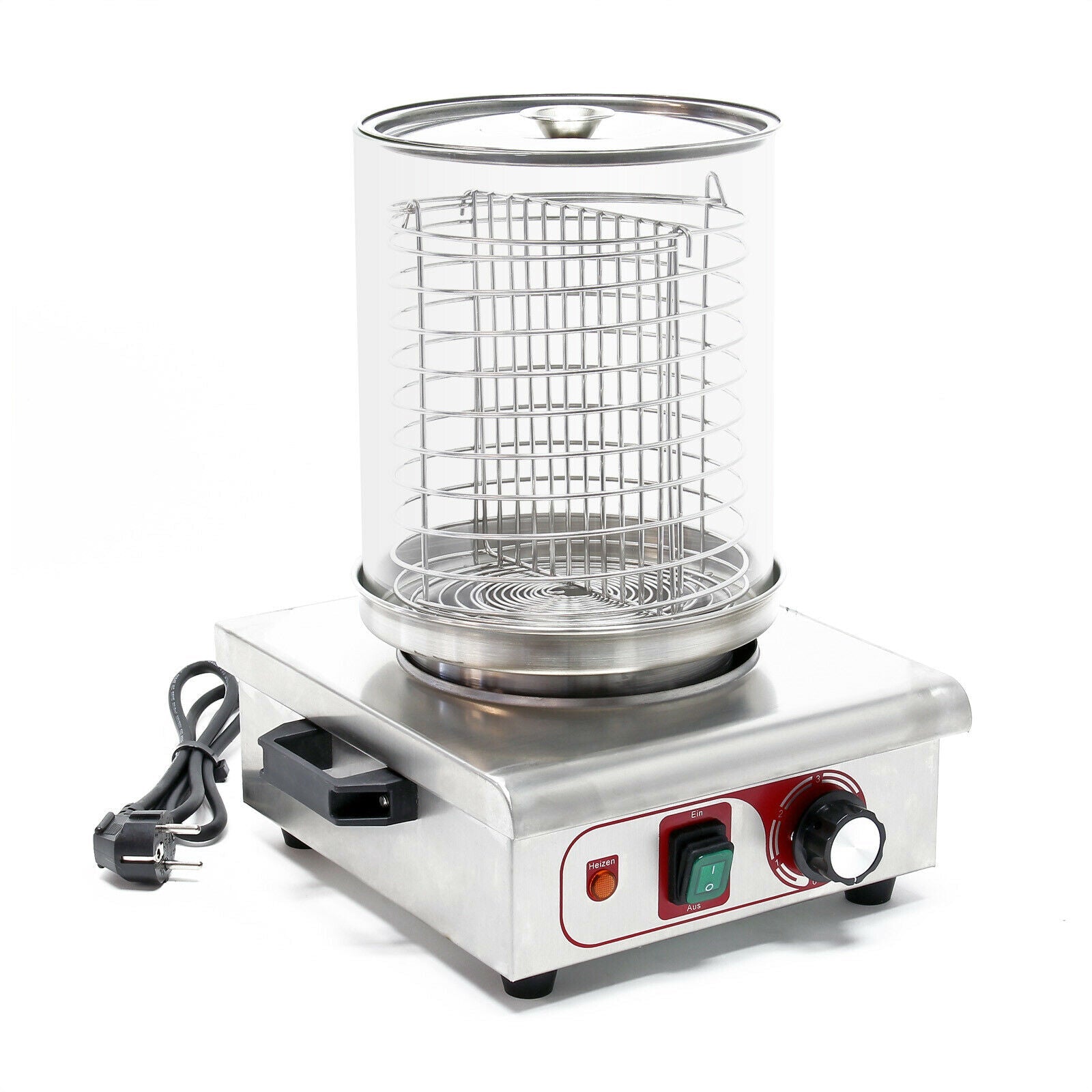 Macchina per hot dog scaldasalsicce 450 watt contenitore per vapore macchina per hot dog 16_0002782