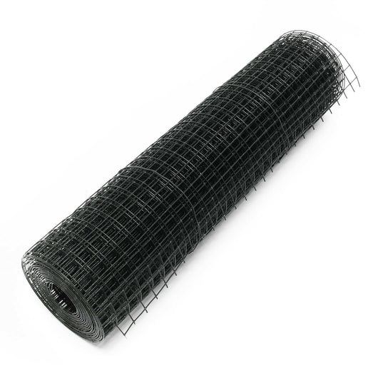 Filo per voliera 4 angoli con rete 25 x 25 mm 100 cm x 10 m nero 16_0001845