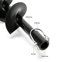 Ricambio coclea trivella 150 m trapano a pavimento giardinaggio 16_0001560