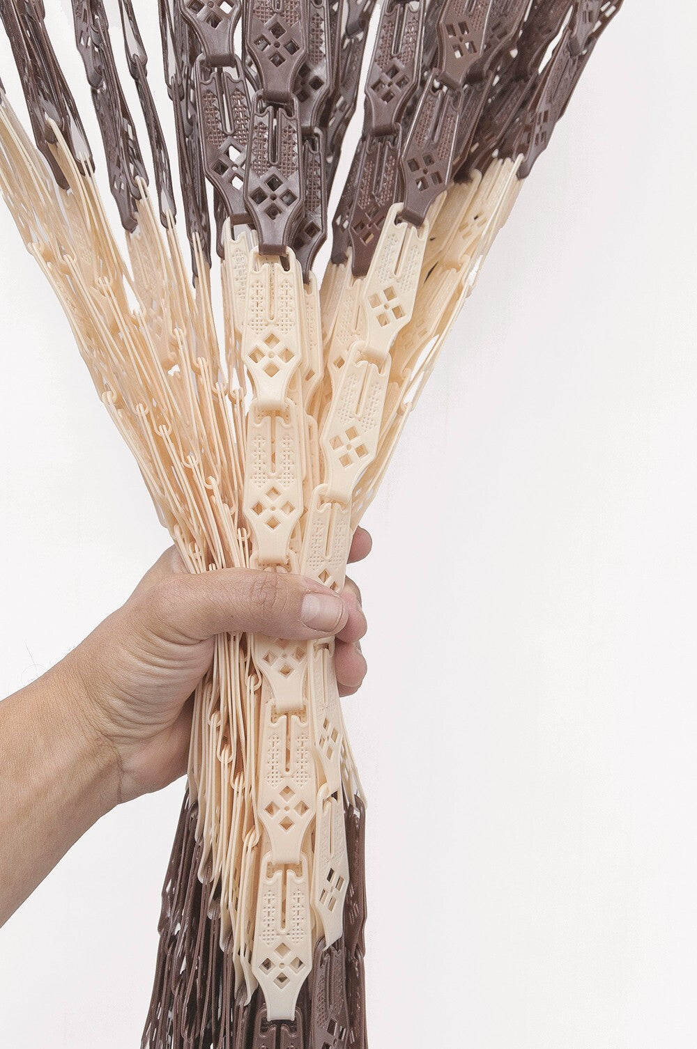 Tenda Piastrine Pvc Etnica Finestra Porta Entrata Interno Esterno Zanzariera Antimosche 120x230 (B)