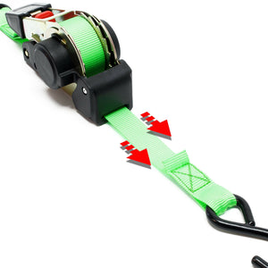 Cinghia di ancoraggio 1,8 m x 25 mm trazione 320 dan pes gancio s cricchetto tenditore 16_0001502