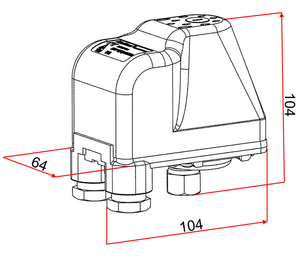 Pressostato sk-9 230v monofase pompa domestica comando pompa da pozzo 16_0000480