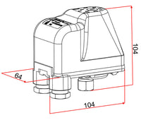Pressostato sk-9 230v monofase pompa domestica comando pompa da pozzo 16_0000480
