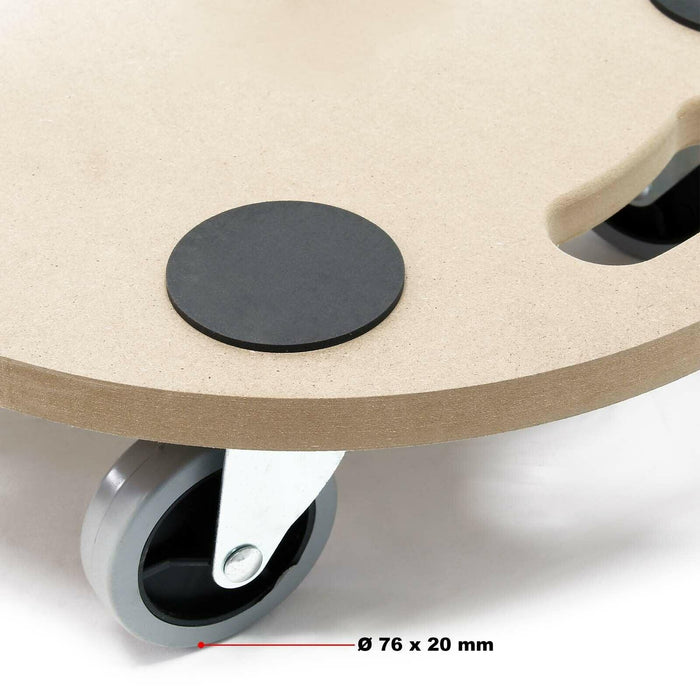 Carrello trasporto su ruote per mobili in lamiera MDF 38 cm 250 kg 16_0000765