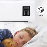 Termoventilatore d'aria CALDA e FREDDA da Parete BAGNO con Telecomando ELETTRICO