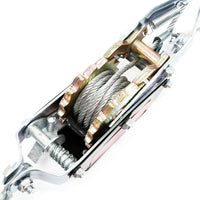 Il paranco manuale 2000 kg 2,2 m 2 trasmissione 2 ganci verricello di trazione attrezzi garage officina fai da te 16_0002749