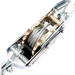 Il paranco manuale 2000 kg 2,2 m 2 trasmissione 2 ganci verricello di trazione attrezzi garage officina fai da te 16_0002749