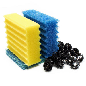 Filtro biologico biofiltrazione filtro decantatore per laghetti + unità UVC + pompa sistema completo 16_0002425