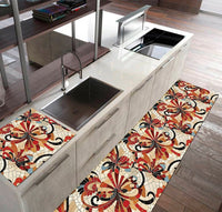 Tappeto Cucina Gomma Pvc 51x270 cm Antimacchia Passatoia Antiscivolo Antisfilo Lavabile Dis_L