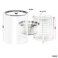 Macchina per hot dog scaldasalsicce 450 watt contenitore per vapore macchina per hot dog 16_0002782