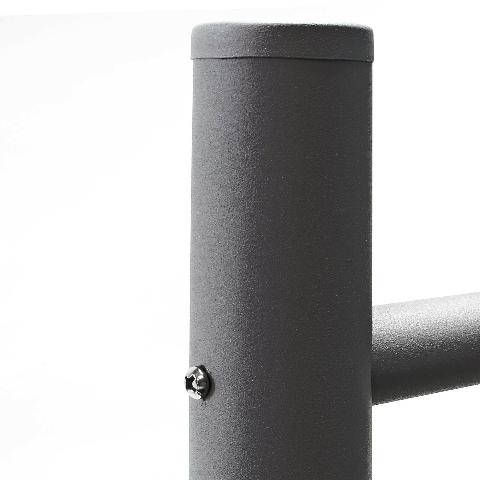 Cassetta postale Block 8 2x4 scomparti sovrapposti piede di supporto in acciaio zincato 486 x 77 x 27 cm antracite 16_0000048