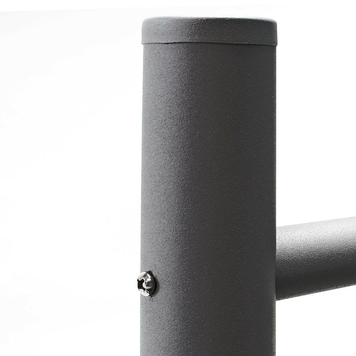 Cassetta postale Block 8 2x4 scomparti sovrapposti piede di supporto in acciaio zincato 486 x 77 x 27 cm antracite 16_0000048