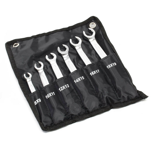 Set di 6 chiavi per tubi freno Chiave per tubo freno ad anello piatto 8-19 mm 16_0002265