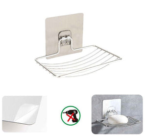 PORTA SAPONETTA PORTASAPONE SAPONE SUPPORTO ARREDO CASA ADESIVO 03483