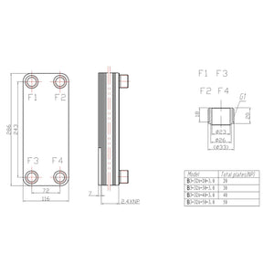 Scambiatore termico inox 20 piastre max 115 kw acqua solare 16_0000830