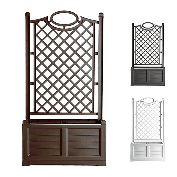 FIORIERA RETTANGOLARE SEPARE FERRO BATTUTO