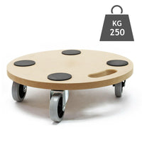 Carrello trasporto su ruote per mobili in lamiera MDF 38 cm 250 kg 16_0000765