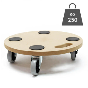 Carrello trasporto su ruote per mobili in lamiera MDF 38 cm 250 kg 16_0000765
