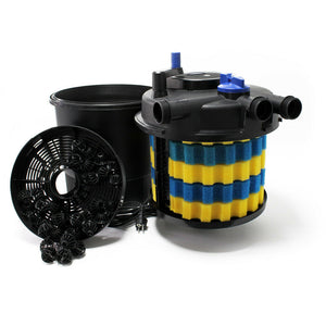 Kit set laghetto 12000 litri Pompa UVC 11 watt Tubo 6000 l/h Kit filtraggio 5 mt 16_0001918