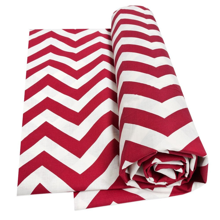 Tessuto Stoffa A Righe Zig Zag Cotone Cucito Rivestimento Fai Da Te Fodera Cuscini Divani 2,8x5 Mt